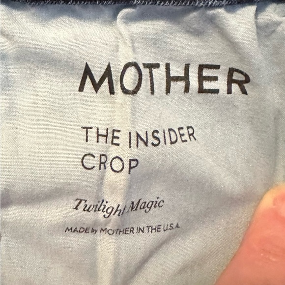 MOTHER Denim, Insider Crop, Twilight Magic, Size 27, EUC - Picture 8 of 12